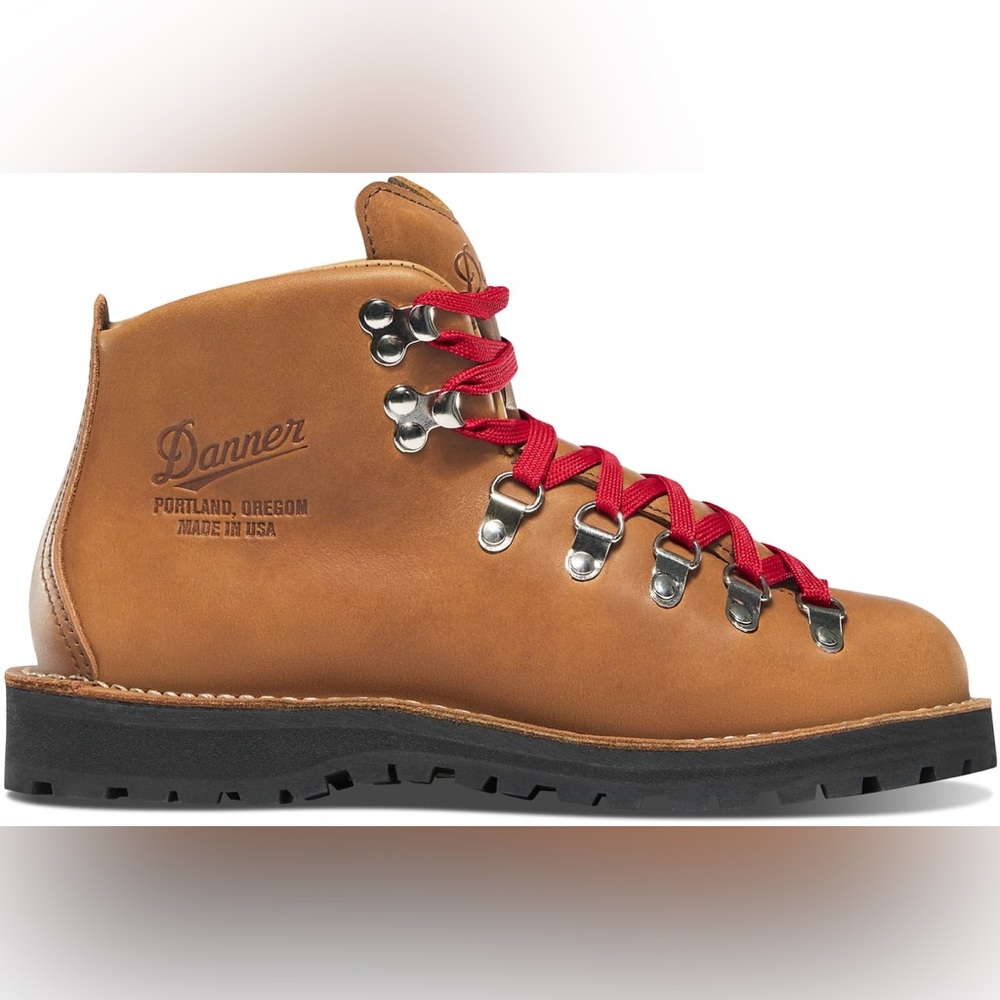 Danner Women’s Tan Boots with Red Laces